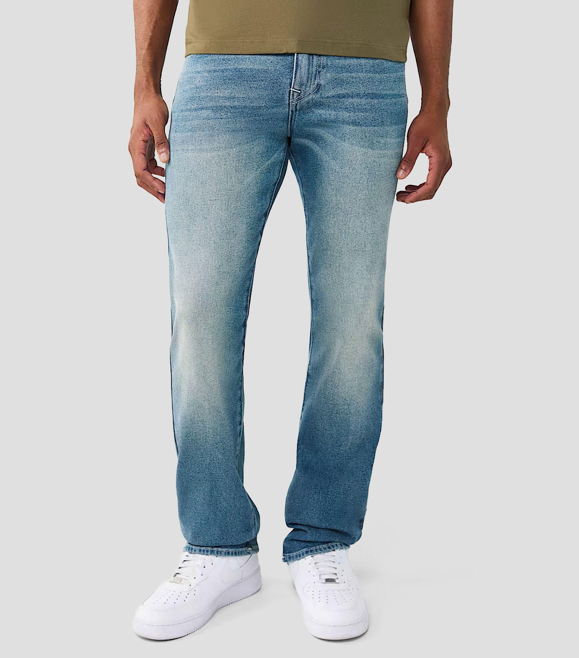 Jeans de corte straight Hombre